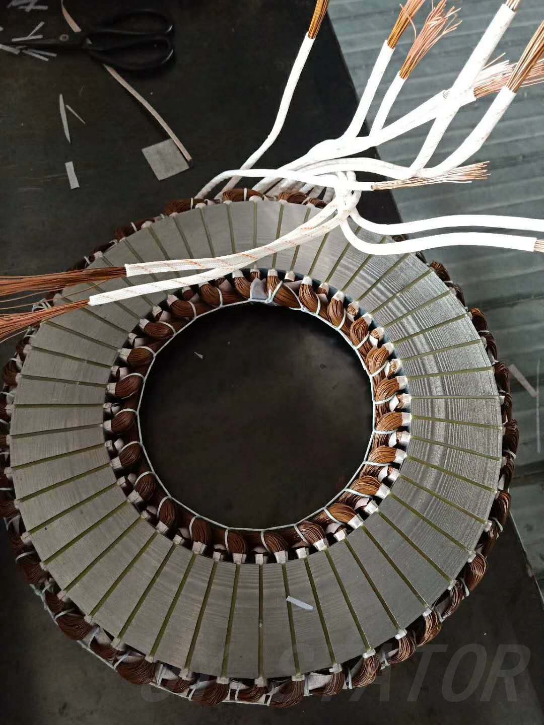 axial flux stator winding
